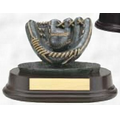 Resin Sculpture Award w/ Base (Baseball in Glove)